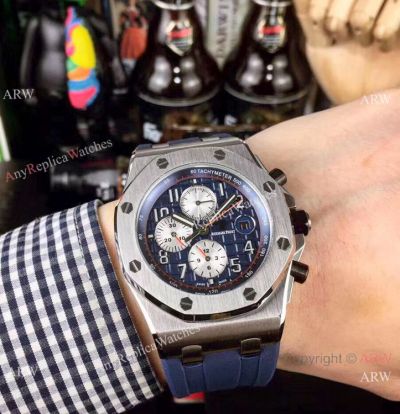 Copy Audemars Piguet Royal Oak offshore Men Watches Blue Dial Automatic